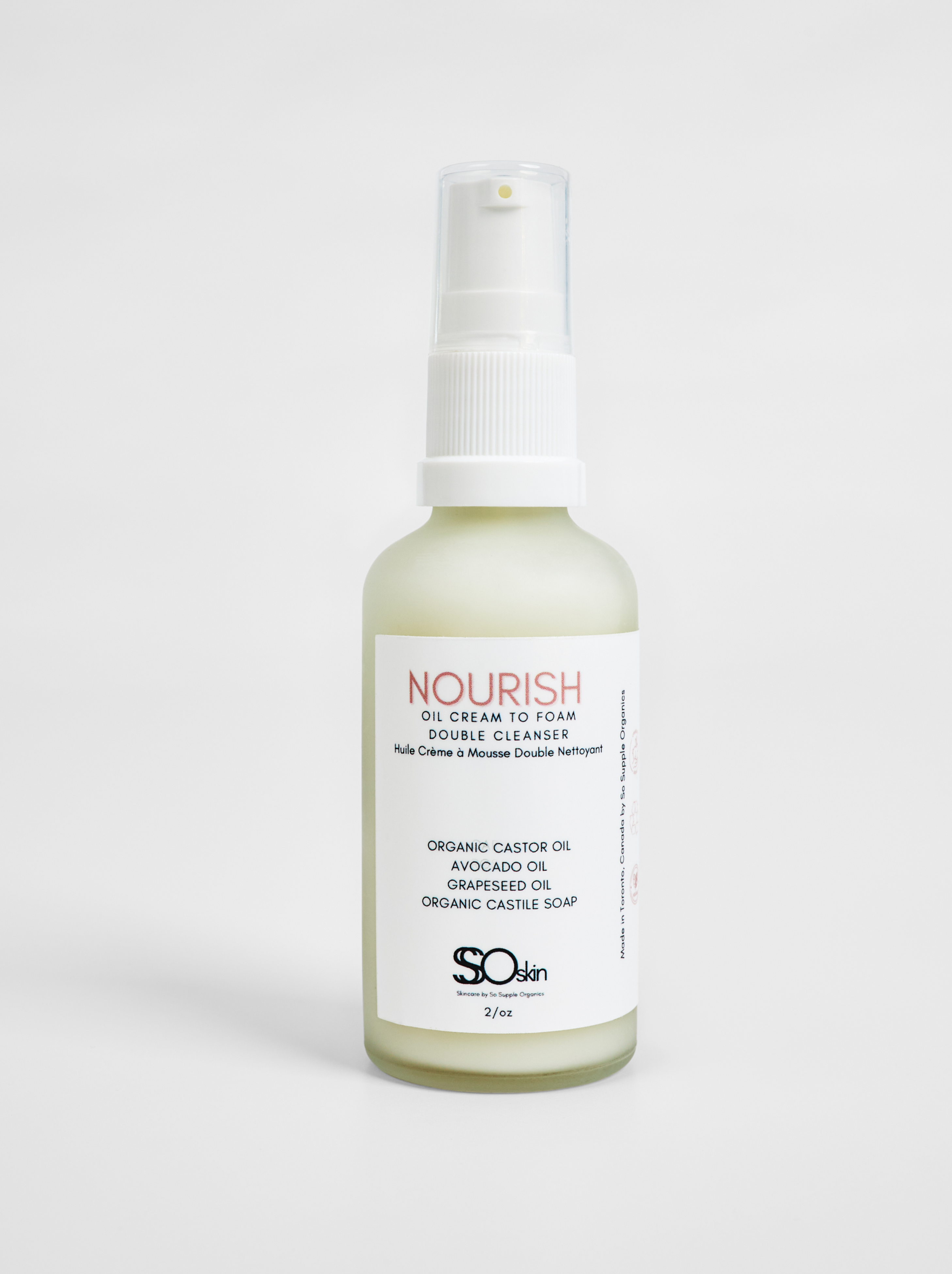 NOURISH Oil Cream to Foam Double Cleanser