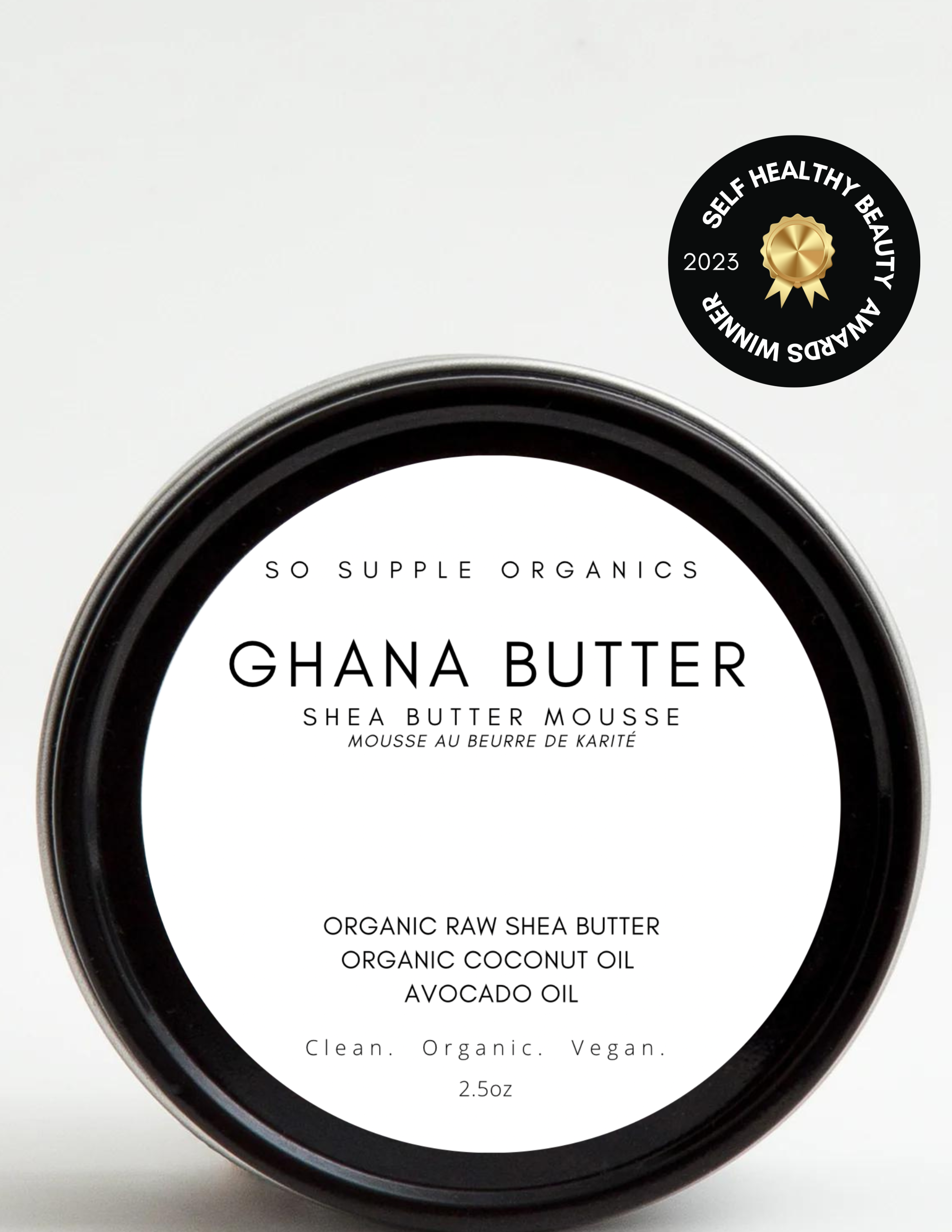 Free Gift with code FREEMINI at checkout | Ghana Butter Shea Butter Mousse (Travel Size) (minimum purchase of $30, limit 1 per customer)