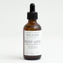 root love hair growth oil, herbal hair growth oil, so supple organics, organic hair growth oil